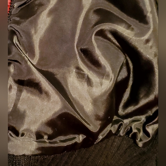 Kim Rogers animal print fur zip up vest with black cable knit trim size L. - Picture 6 of 8